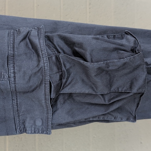 Vintage‎ Y2K Alice + Olivia Navy Blue Low Rise Cargo Jogger Pants Size 8 - Picture 8 of 10